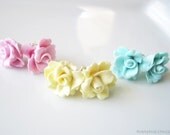 Spring Floral Earring Stud Set