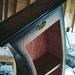 6FT Solid Oak Curved Shelf, Handmade