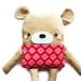 PDF Sewing Pattern - Easy Bear Doll Softie Kids Stuffed Toy Sewing Pattern