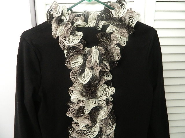 Frilly Knit Scarf
