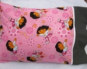 Dora pillowcase, travel size, child