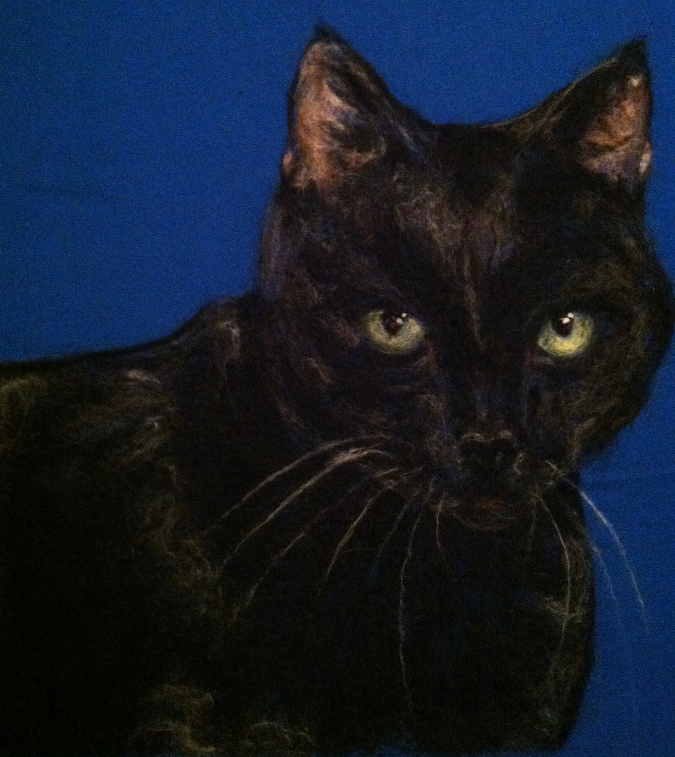 Medium CUSTOM Pet Portrait Needle Felted Wall Hanging 6"x6"-10"x10"
