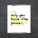 Typography Art Print, Typography Poster, Inspirational Typography Wall Art 'Note To Self', Inspiring Quote Poster