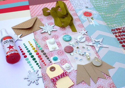 Santa Baby PaperHaus Scrapbooking Kit