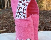 Hello Kitty FULL-SIZE Hooded Bath Towel -- Child's name appliqued on back