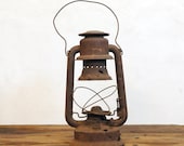 Antique Emory Lantern / Rusty Old Lantern - 86home