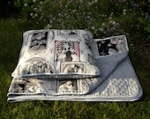 Baby Blanket Quilt and Pillow Cover Baby Blanket Cotton & Minky Baby Quilt Traveller Baby Blanket Quilt