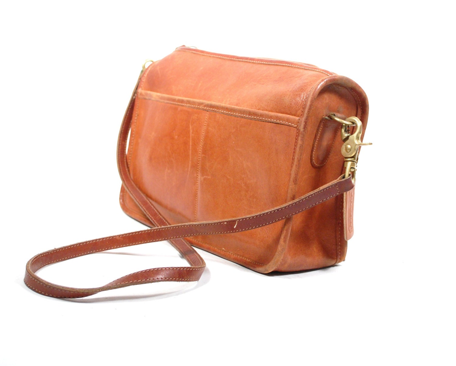 Vintage COACH Brown Leather Purse Handbag