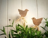 Garden Marker,  Wedding Centerpiece, Shabby Chic,  Rustic Birds, Recycled Barn Wood.