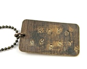 Road Warrior Luggage Tag (Rugged Man, On the Road, Traveler, Father's Day)