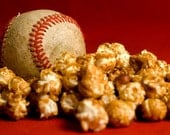 wall decor Baseball print Cracker Jacks still life red home decor color fine art 8x10 print