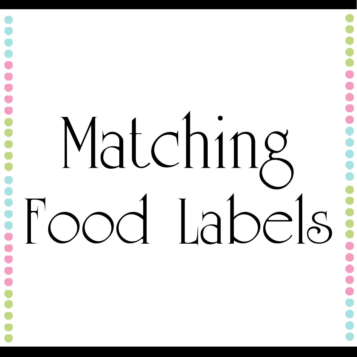 Matching Food Labels & Address Labels Il_570xn