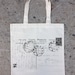 Carte Postal - Natural Cotton Canvas Tote