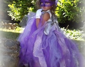 Children's Fairytale Storybook Princess Purple & Lavender Tulle Sequin Gown toddler girls 2-5T up to a 23" Chest Measurement