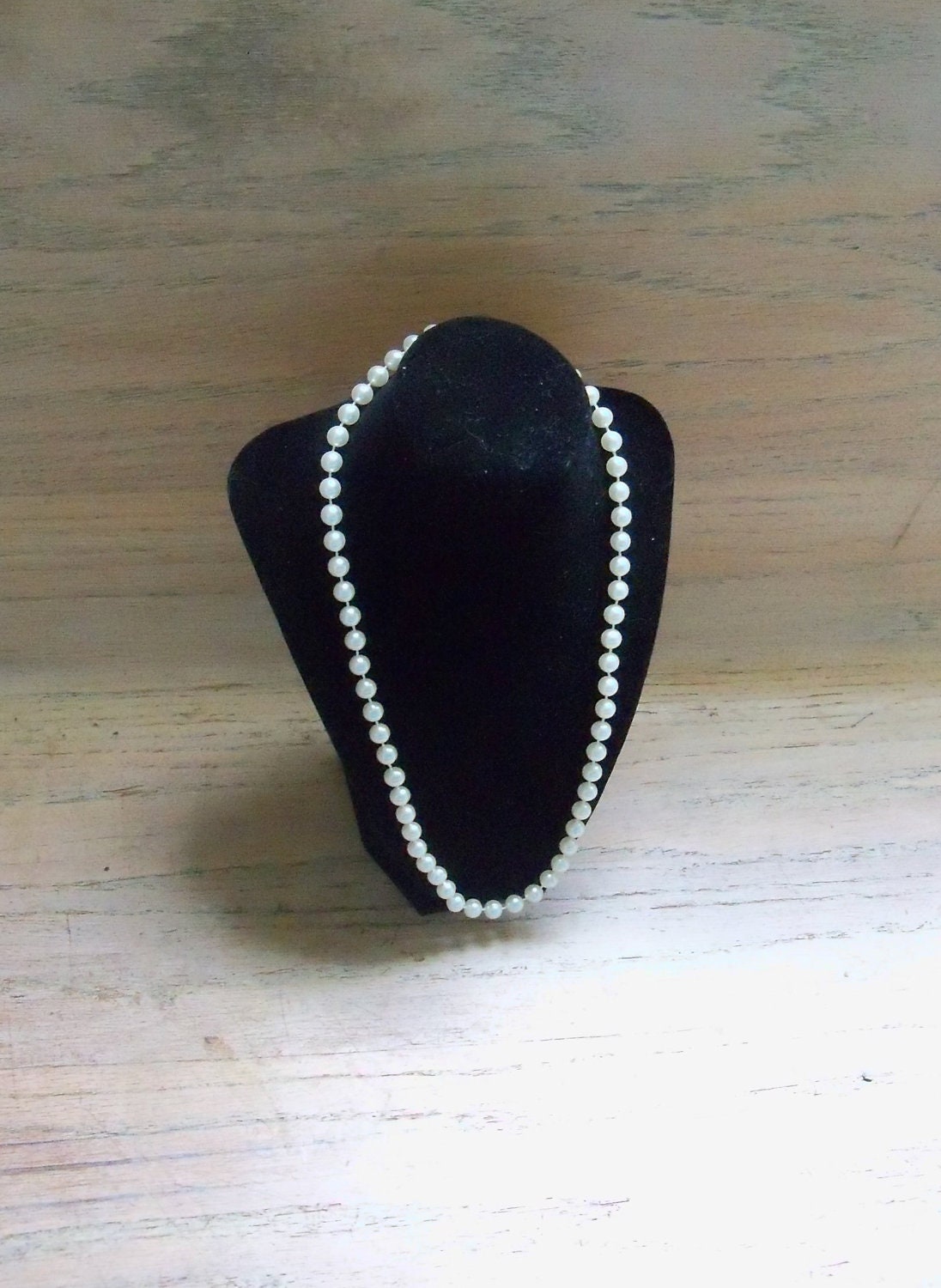 Vintage Single Strand Faux Pearl Necklace Wedding Bridal Bride  Special Occasion Gift