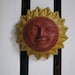 Sun Face, Wiccan Sun, Hanging Statue, Garden Sun.