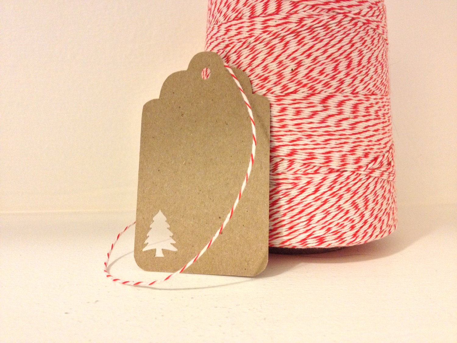 PICK THE COLOR- 24 Die Cut Tree Gift Tag, Christmas, Winter Gifts, Wedding Favors