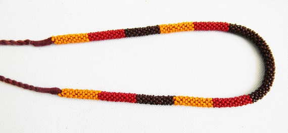 Vintage African TRADE BEAD Necklace