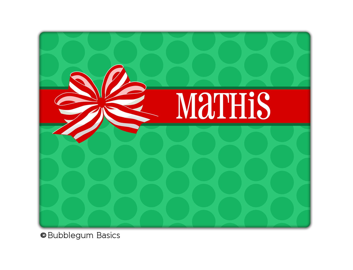 Custom personalized Kitchen Small Glass CUTTING BOARD CHRISTMAS holiday present gift  pattern any color monogram name or initials