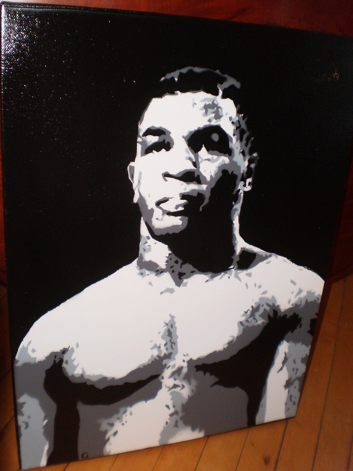 Mike Tyson (b&w)