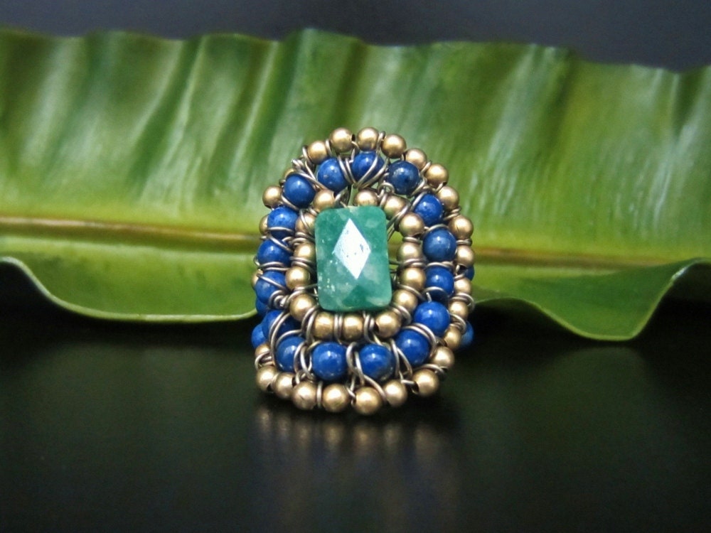 Blue Lapis Ring (Size 6)