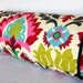 Bolster Pillow in Santa Maria Desert Flower Fabric by Waverly