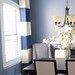 84"L x 46"W Grommeted Striped Drapery Panel - Pick Your Colors
