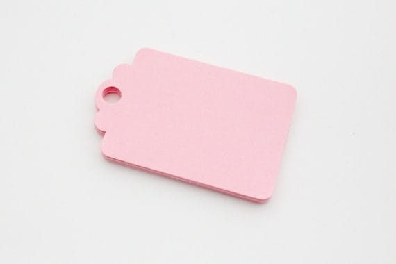 Paper Tag - Gift Tag - Price Tag - Bubble Gum