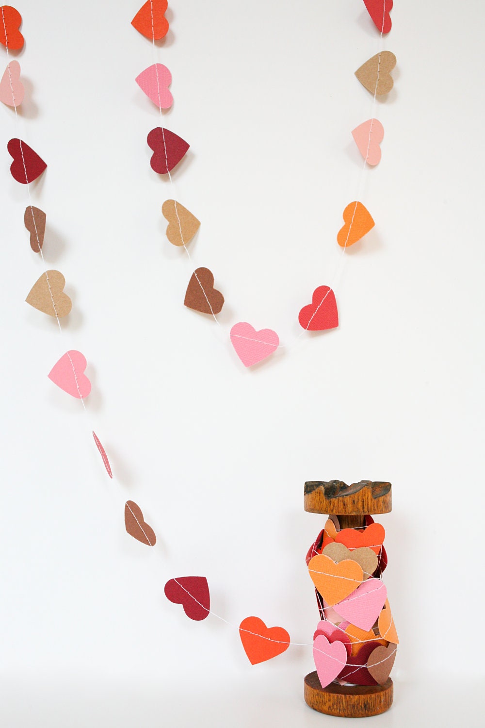 Paper Garland - Hearts - Autumn Love