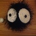 Soot Sprite Amigurumi Dust Bunny Spirit - One Count