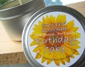 Birthday Cake 4 oz Tin Soy Wax Candle