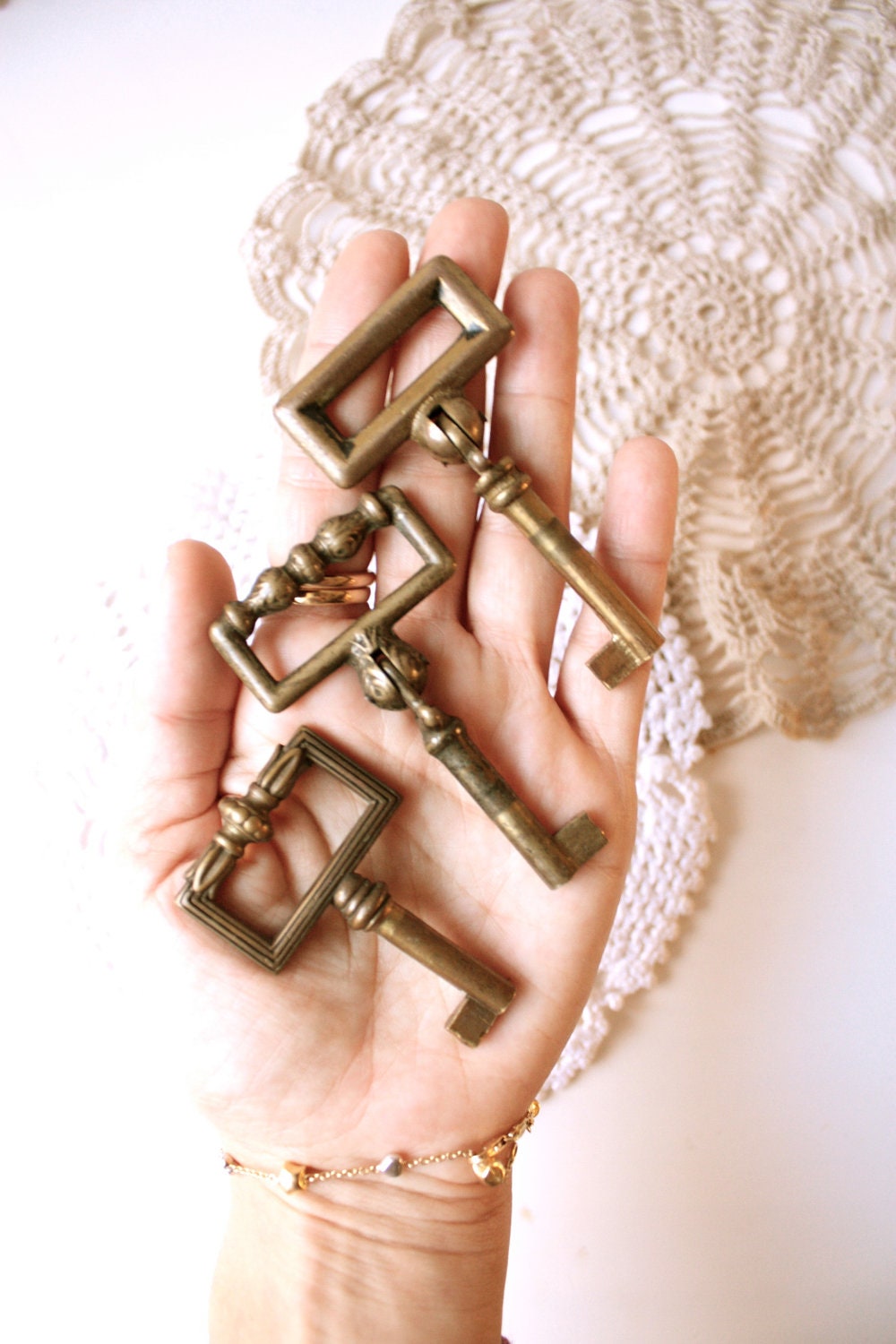 geometric italian vintage keys - No.84