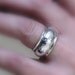 Unisex Spinning Wedding Ring in Sterling Silver