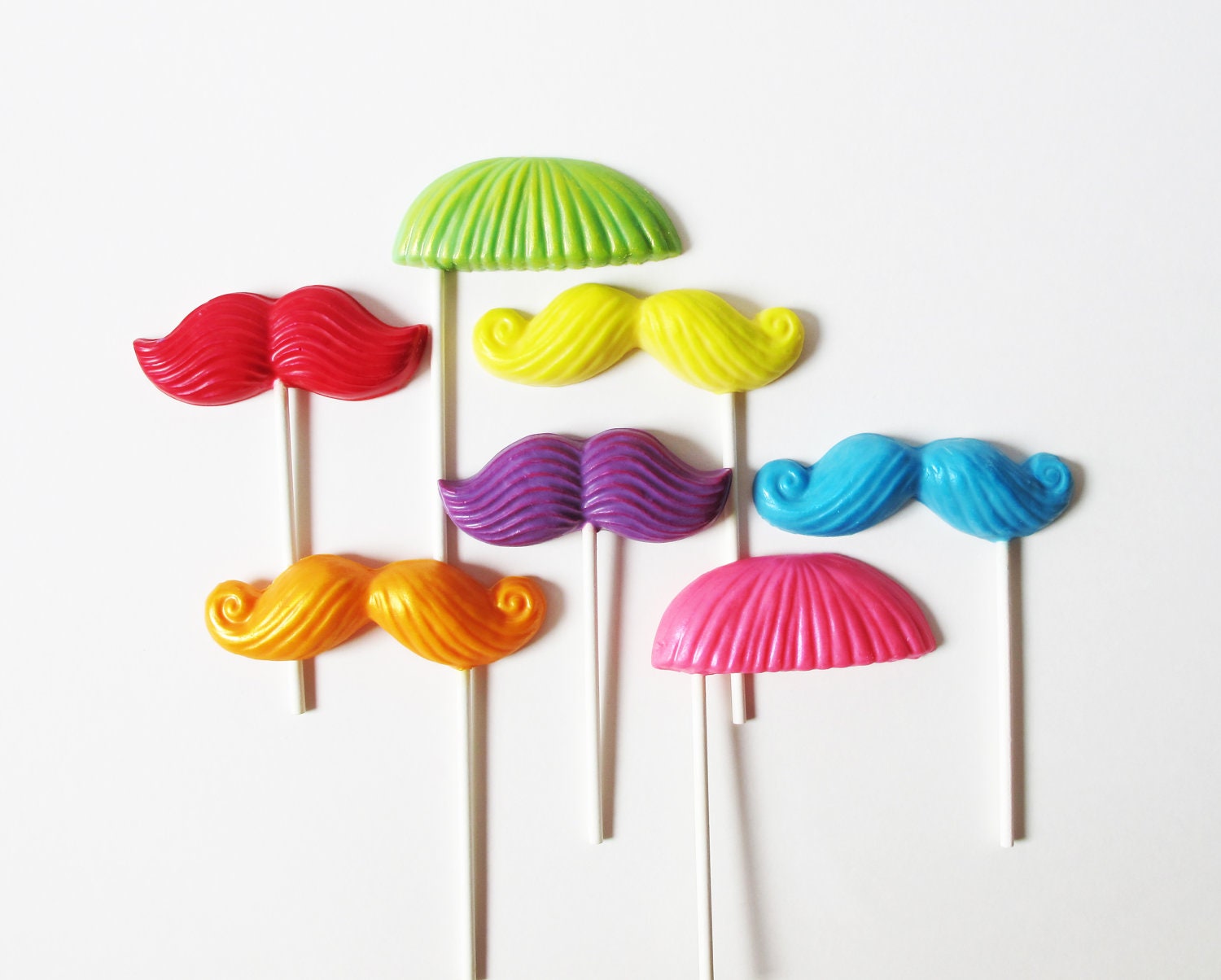 7 Mustache Lollipops:  The Stache Spectrum