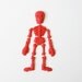 5 Chocolate Skeleton Pieces: Red Bones