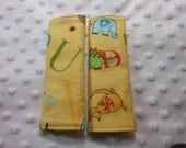 Infant Or Toddler Reversible Car Seat Strap Covers A To Z Print