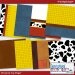 Western Toy Themed 12x12 Digital Scrapbooking Paper by Capturing Magical Memories