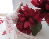 So Thankful Red Muslin Ribbon