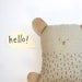 Handmade Toy Bear - Soft Toy Animal, Handmade Teddy Bear, Fabric Doll, Plush Toy, Soft Sculpture, Creature, Art Doll, Poosac Bear