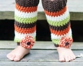Fall Forest Leg Warmers, Girls Leg Warmers, crochet leg warmers, Newborn, Baby
