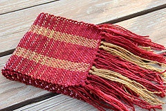 Handwoven Scarf - Jolly Roger 2