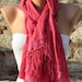 Hot Pink - Shawl Scarf -  Cowl by Fatwoman