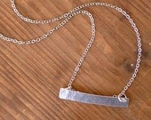 Bar None Plate Necklace (No. 27)