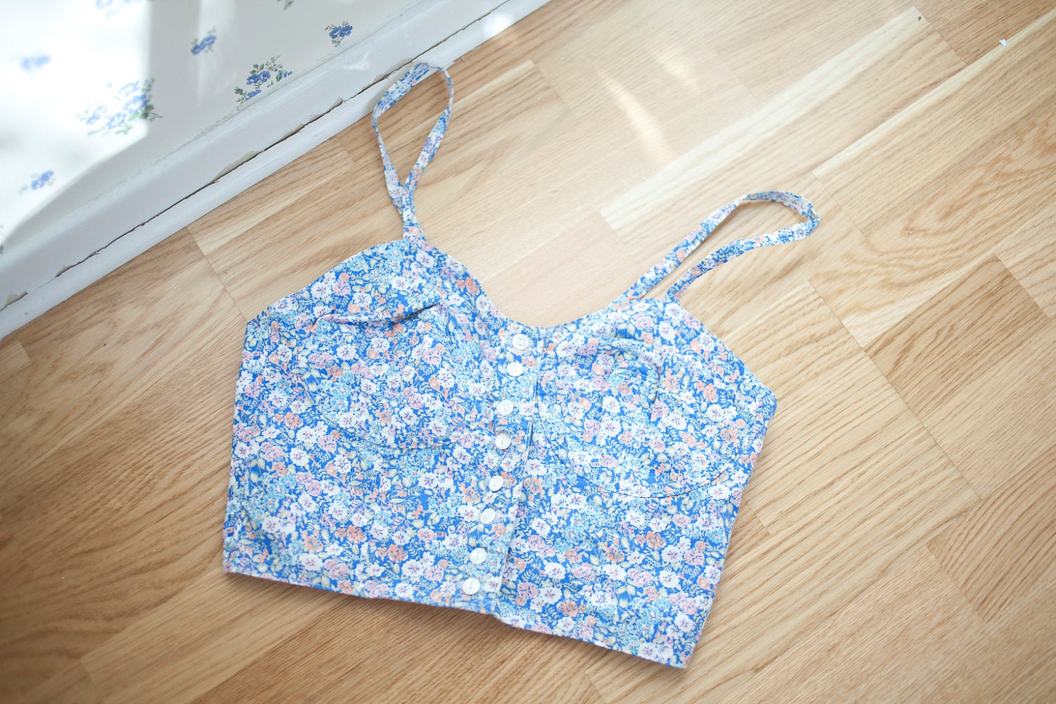 Floral vintage Lee top from the 1980's