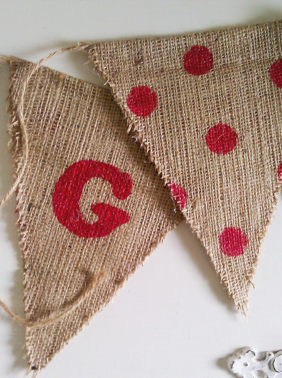 CUSTOM Name Banner, REVERSIBLE Burlap Banner - Baby or Kids Room Decor, Photo prop