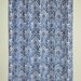 84 LONG Navy Damask Shower Curtain - 72 x 84 LONG