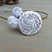 Grey Rosette Headband for Women