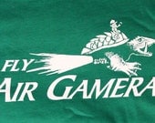 Fly Air Gamera t-shirt  -  Mens/Women/Unisex - MST3K - Green
