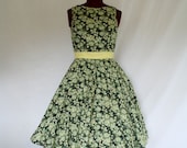 Mint Chocolate Chip Custom Made Swing Dress