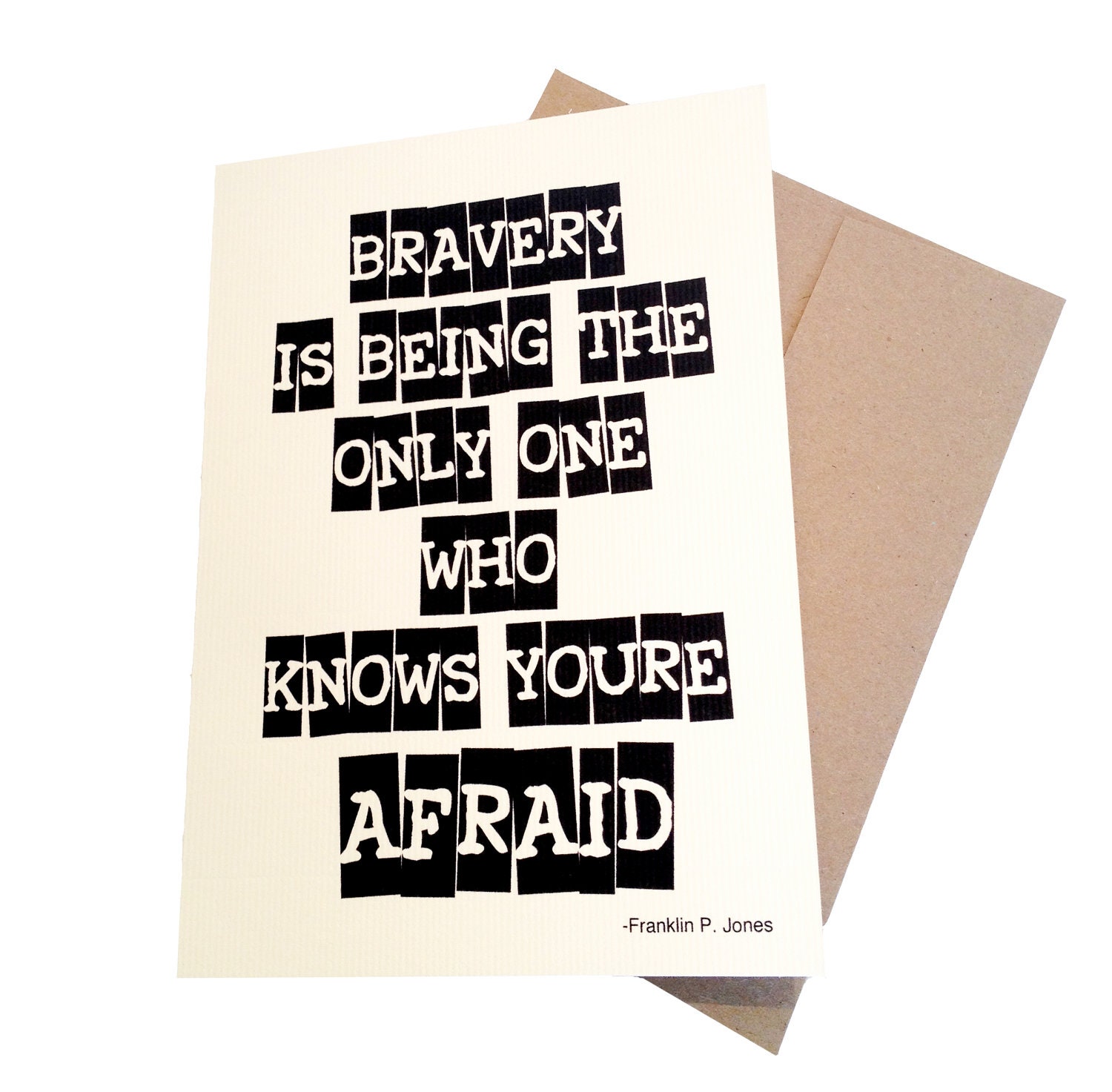 Military Greeting Card - Bravery